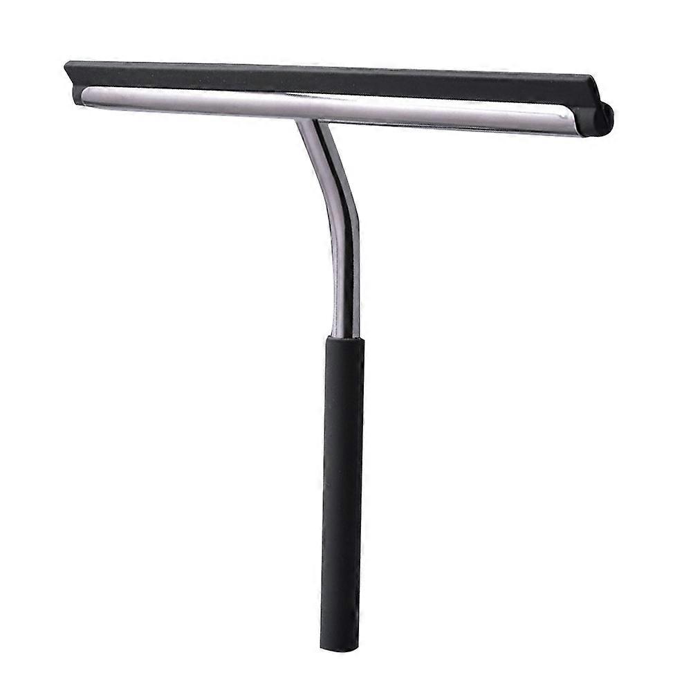 Stainless Steel Window Squeegee with Silicone Grip for Efficient Home & Office Cleaning – Compact Design for Glass, Mirrors & Tiles