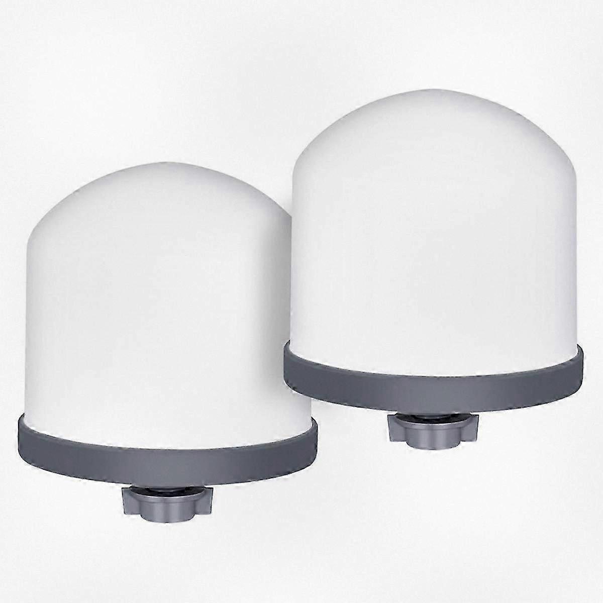 2Pcs Replacement Ceramic Water Filter with Magnetized Mineral, Hemispherical Ceramic Filter for Water Purifier System