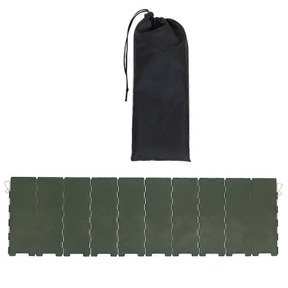 Outdoor Stove Windscreen Portable Windshield Rectangular Iron Windproof Cooking Aid 1Pcs