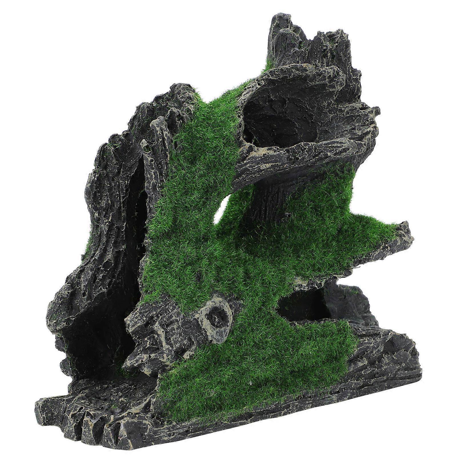 Great! Here's a polished product description you can use for your listing or marketing materials:

 

**1pc Resin Aquarium Cave Decoration – Safe