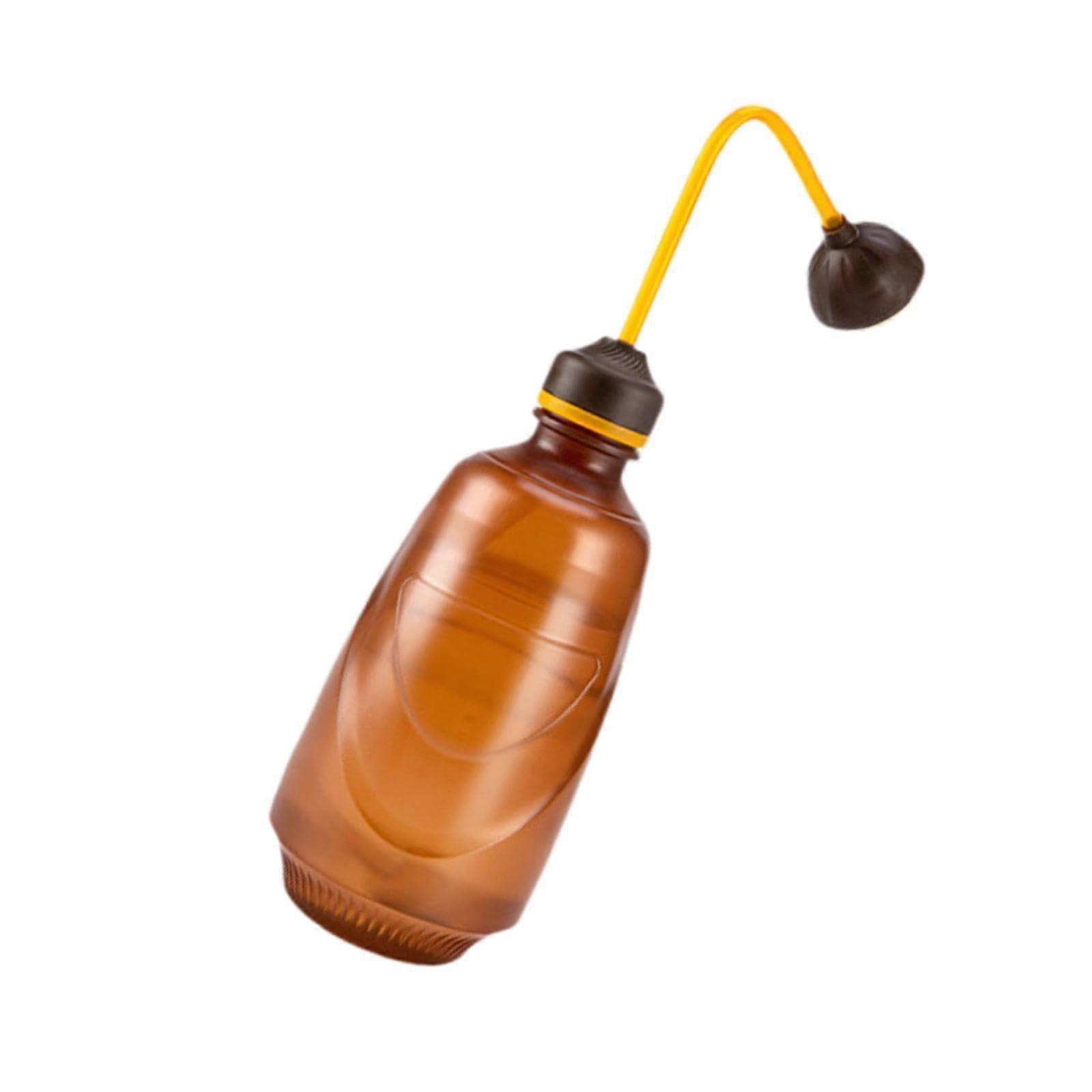 450ml Watering Can with Long Spout and Removable Spray Head, Small Watering Can for Bonsai Plants in the Garden at Home, Orange