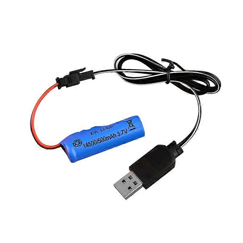 14500 μπαταρία λίθιου 3.7V SM-2P 500MAH κατάλληλη για τα ηλεκτρικά παιχνίδια αυτοκινήτων παιχνιδιών