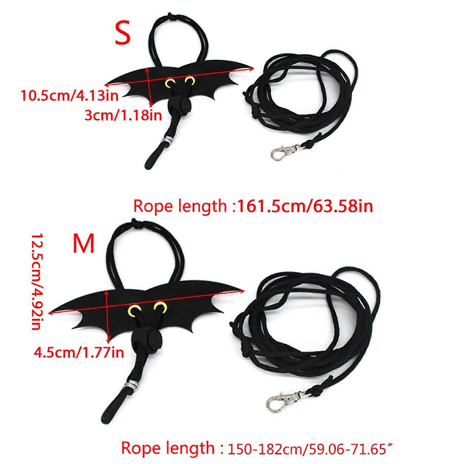 Adjustable Wing Reptile Training Lead Harness 1.5M Lizard Leash Rope for Geckos Chameleon Guinea Pig Ferrets Hamsters  Red M