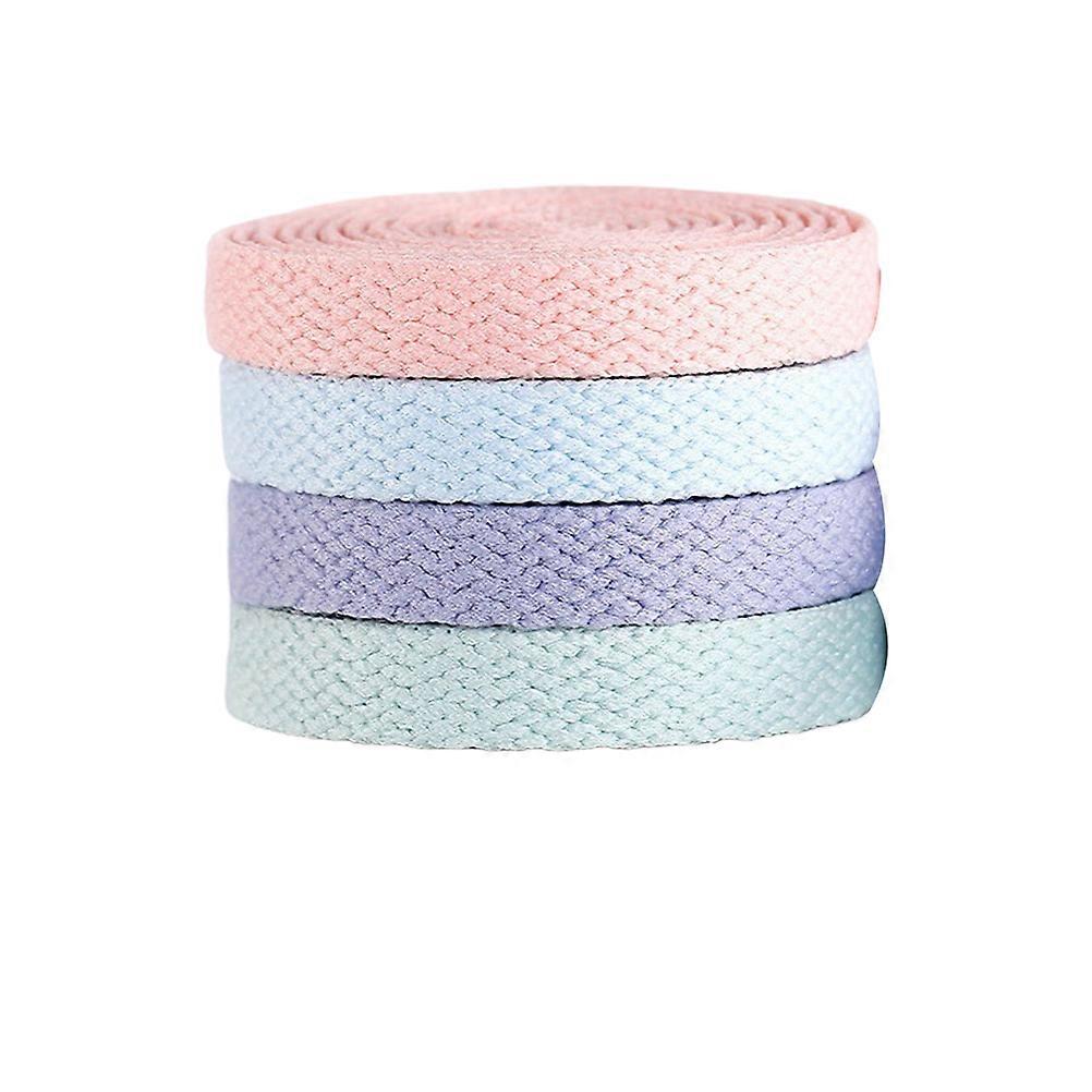 Sneaker Shoe Laces Polyester Shoelaces High Visibility Bright Colors 120CM 8Pcs