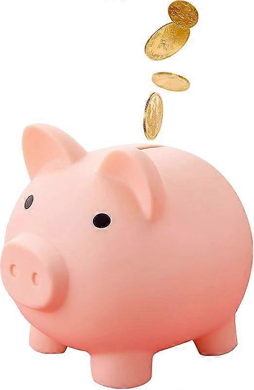 1 pc. adorable piggy bank with rotating bottom lid, large capacity