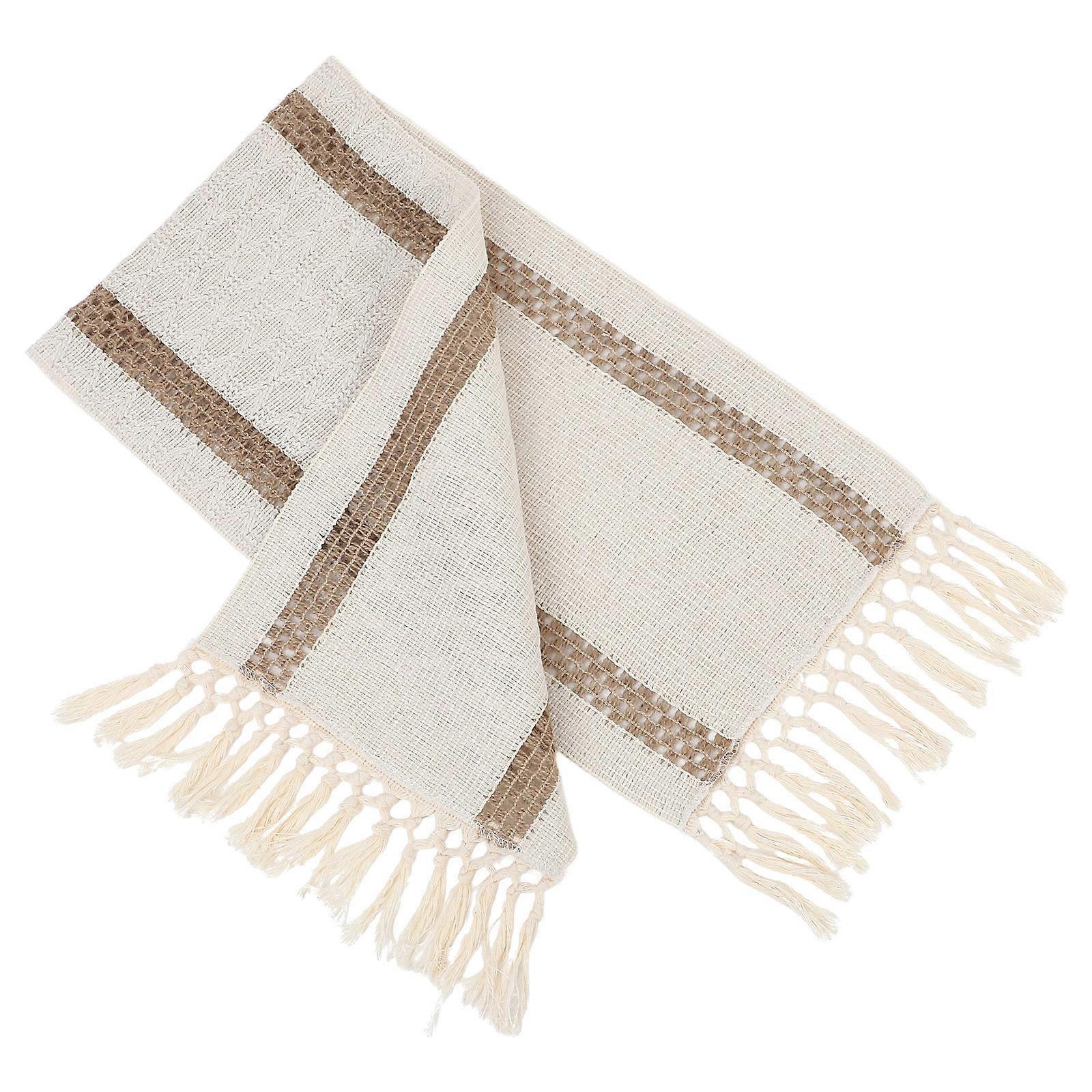 Boho Style Table Runner with Tassels – Elegant Decorative Tablecloth for Dining Tables, Weddings, and Special Occasions