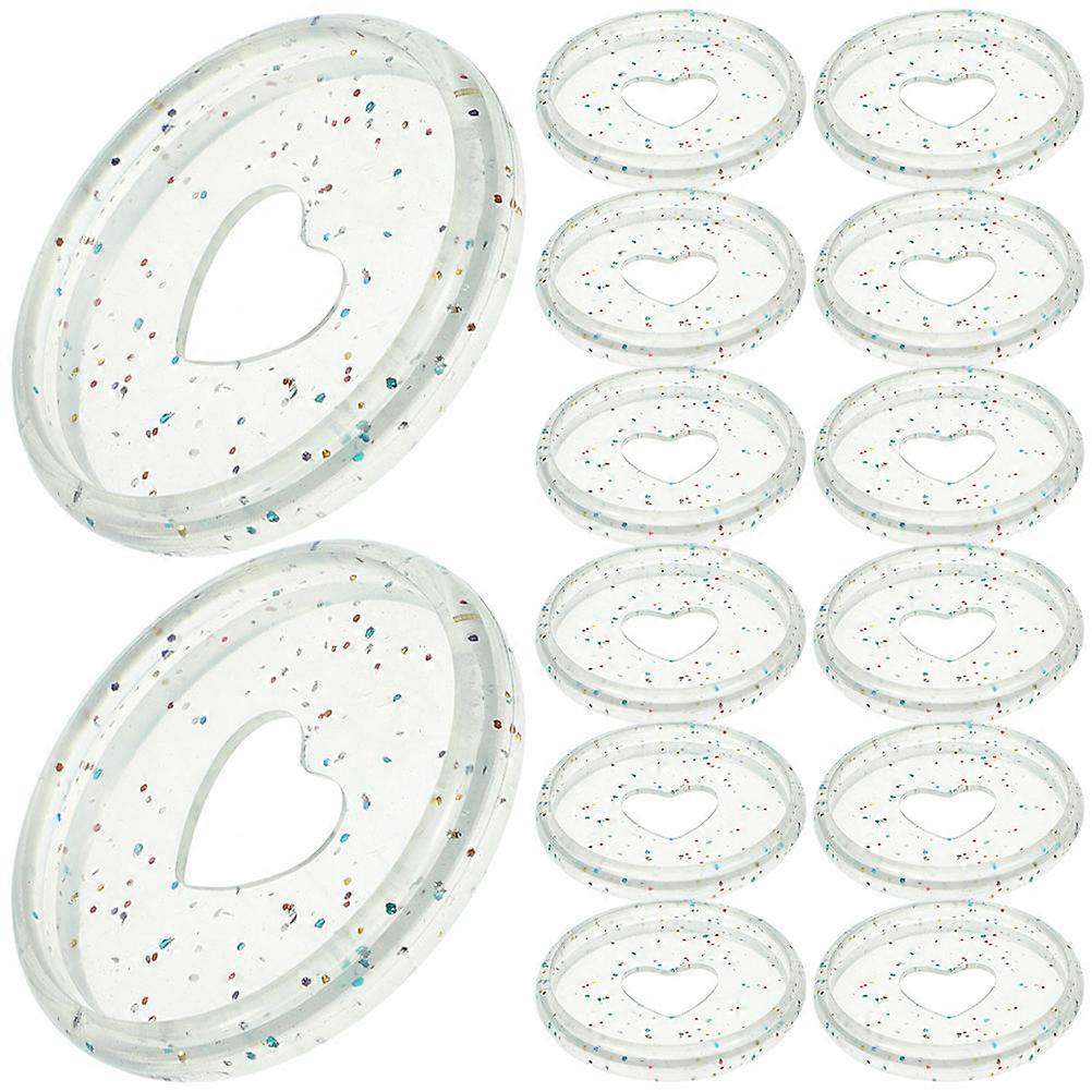 Binding Discs Loose-Leaf Rings Office Use Notebooks Binding Tools Round Rings Practical Design 60Pcs