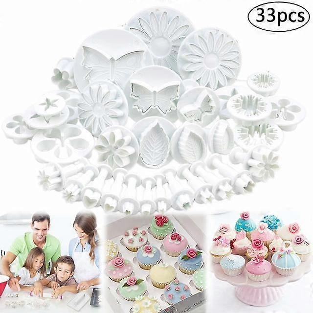 33pcs cake decoration cookies cutting machine DIY baking tools
