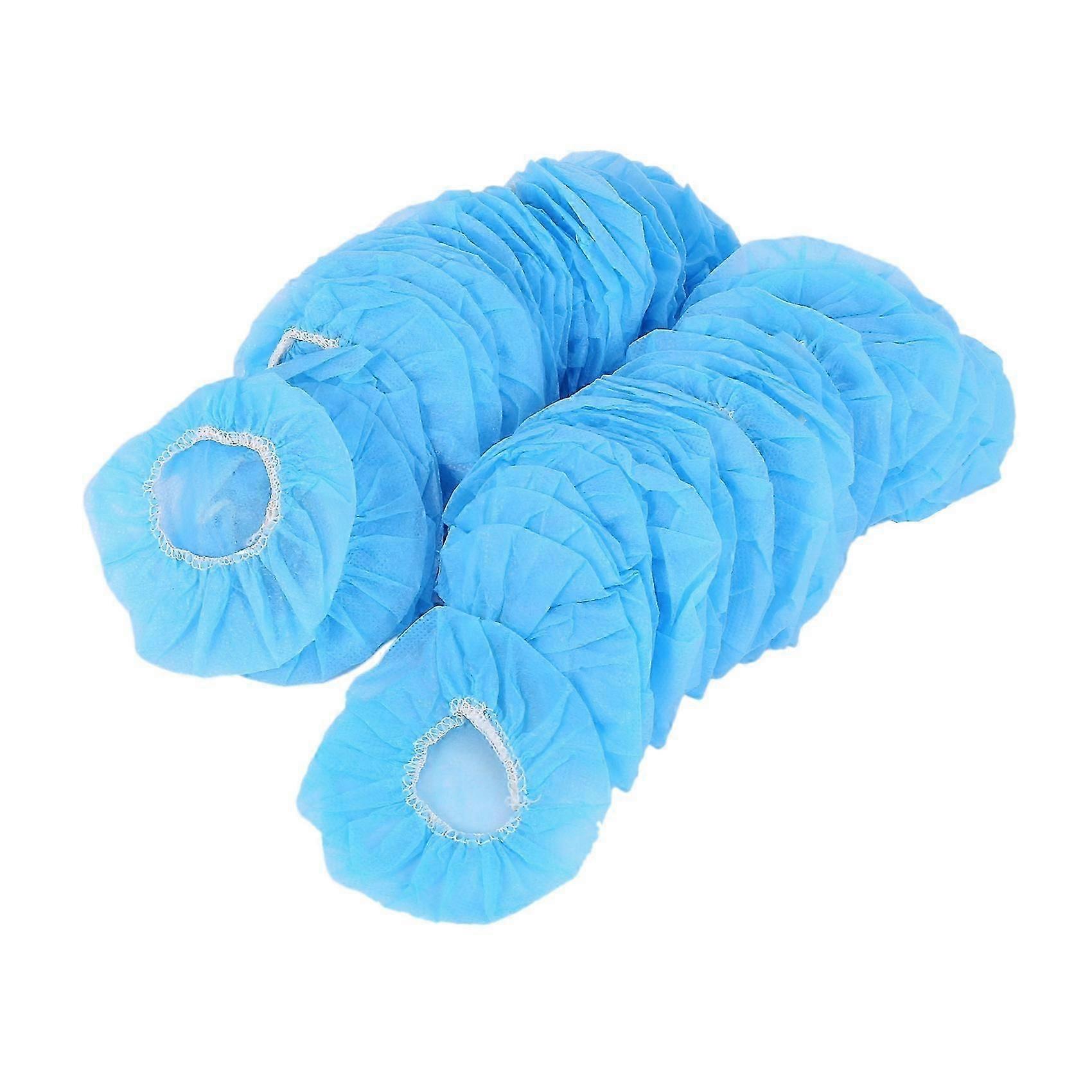 100 pezzi di cuscinetti auricolari igienici monouso in tessuto elasticizzato per cuffie