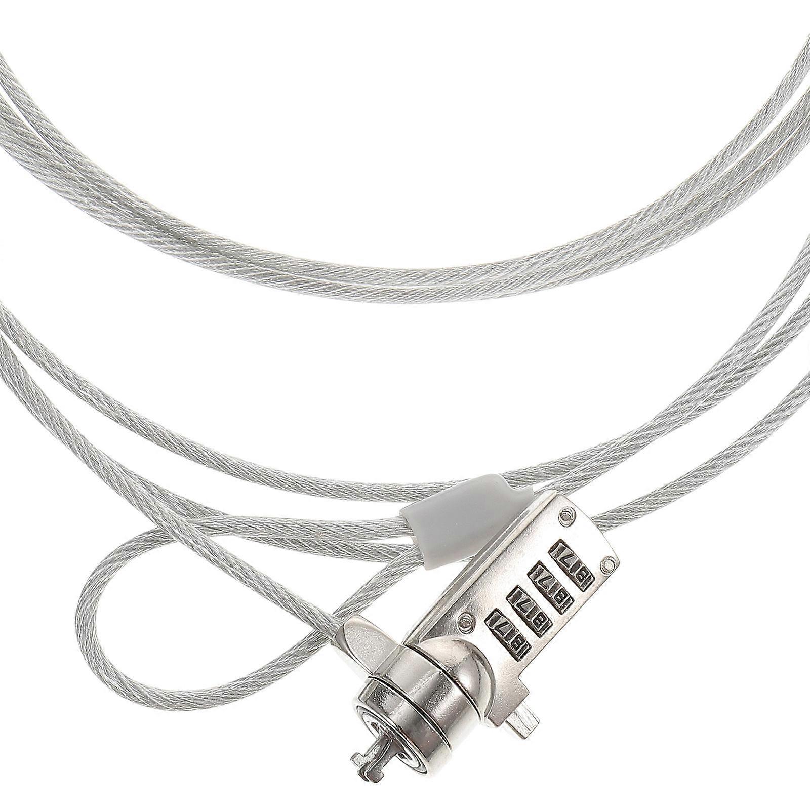 Security Cable Lock for Laptops, Monitors & Projectors – Resettable Code, Durable Design, Ideal for Use