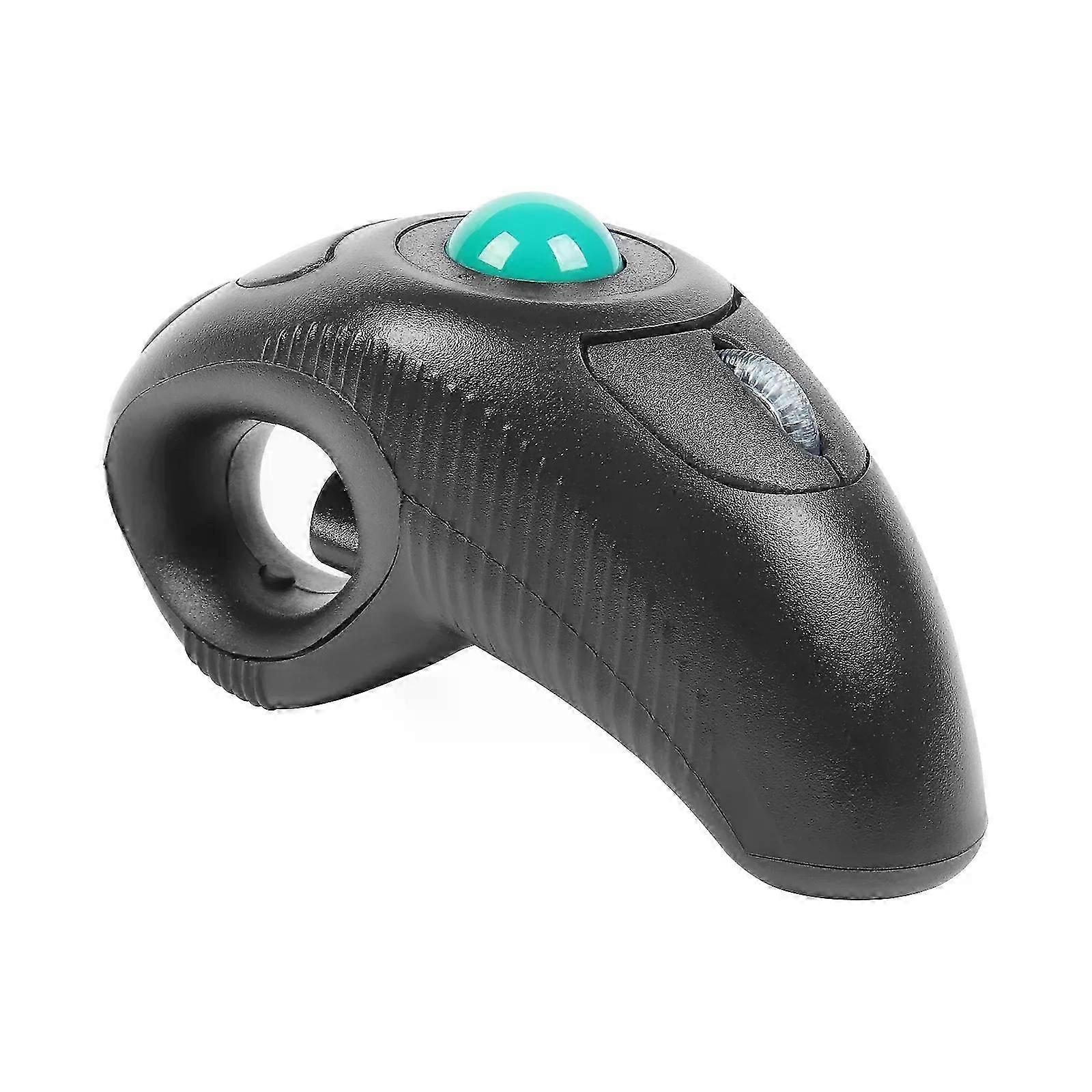 Universal Wired or Wireless Air Mouse Trackball with Ergonomic Design for Portable Work Meetings