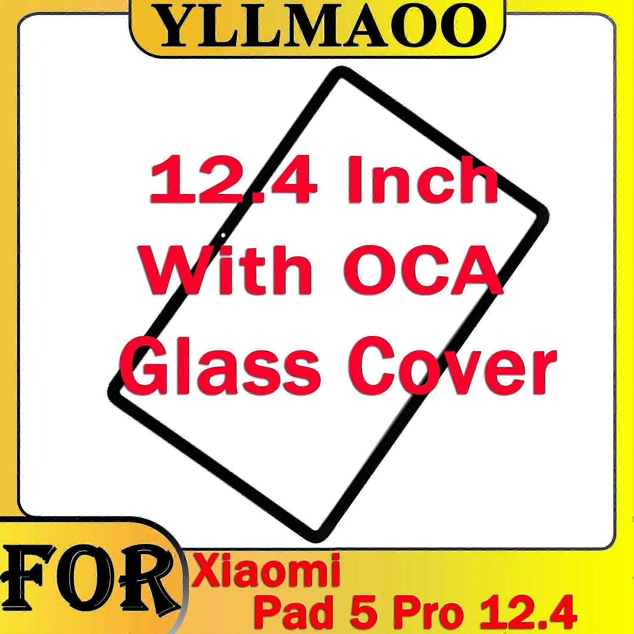 12.4 Outer Touch Screen with OCA for Certain Brand Pad 5 Pro 12.4 Front Glass Replacement