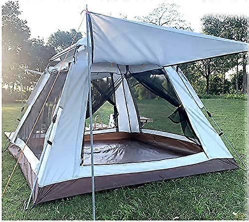 Camping Tent For 4 People Large Waterproof Family Tent Open In Three Seconds Sturdy Lightweight Backpacking Tent