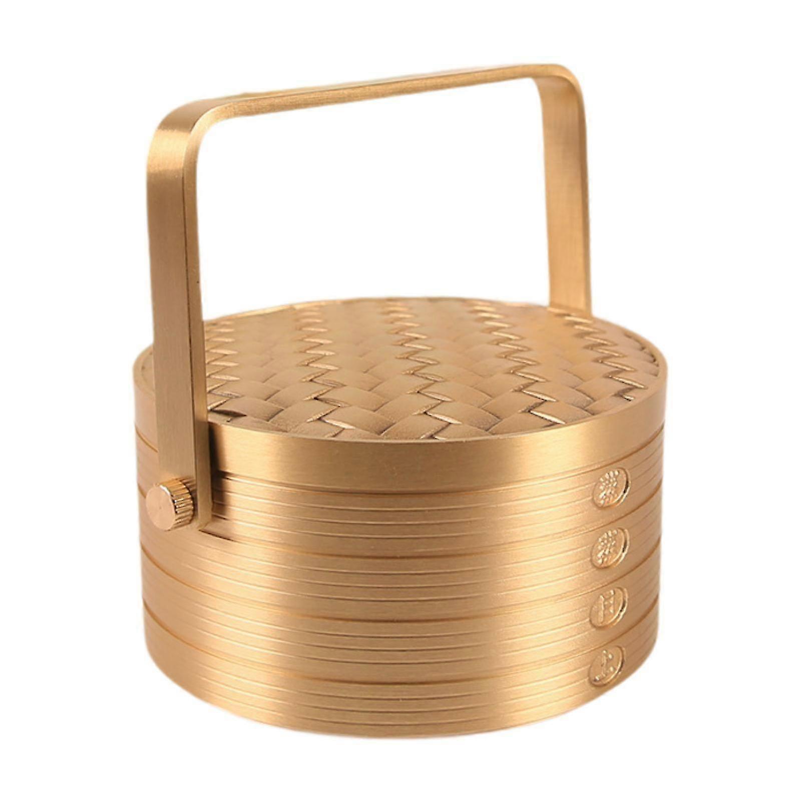 Reusable Brass Container for Storing Oats, Nuts, and Coffee Beans, Ideal for Kitchen Food Organization
