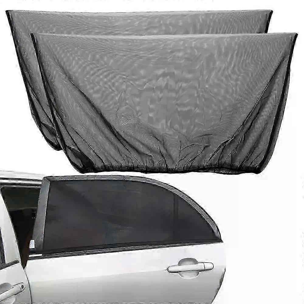 Universal Side Window Sunshade Curtains for SUVs - Mosquito Mesh Net Auto Accessories