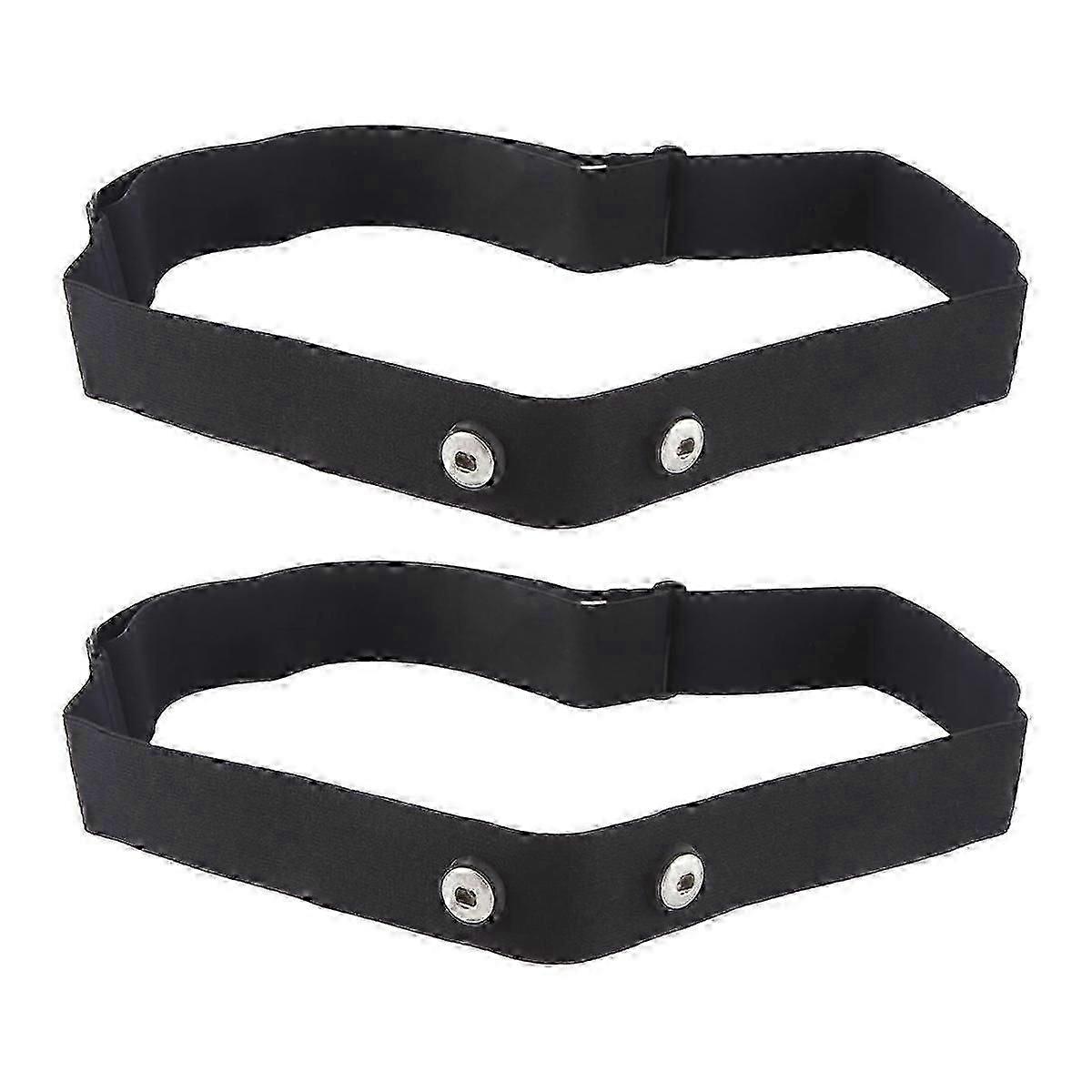 2Pcs Elastic Heart Rate Chest Strap Bands for Geonaute Wahoo Garmin Magene Bryton Coospo HR Monitor