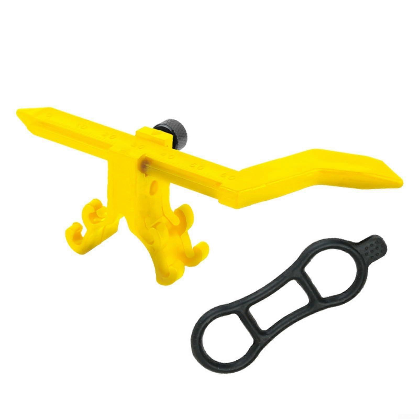 Bicycle Rim Adjustment Tool, Bicycle Wheel Support Stand, Percentage Display, Rims Alignment Tool, Maintenance Tool for Bicycle (D)