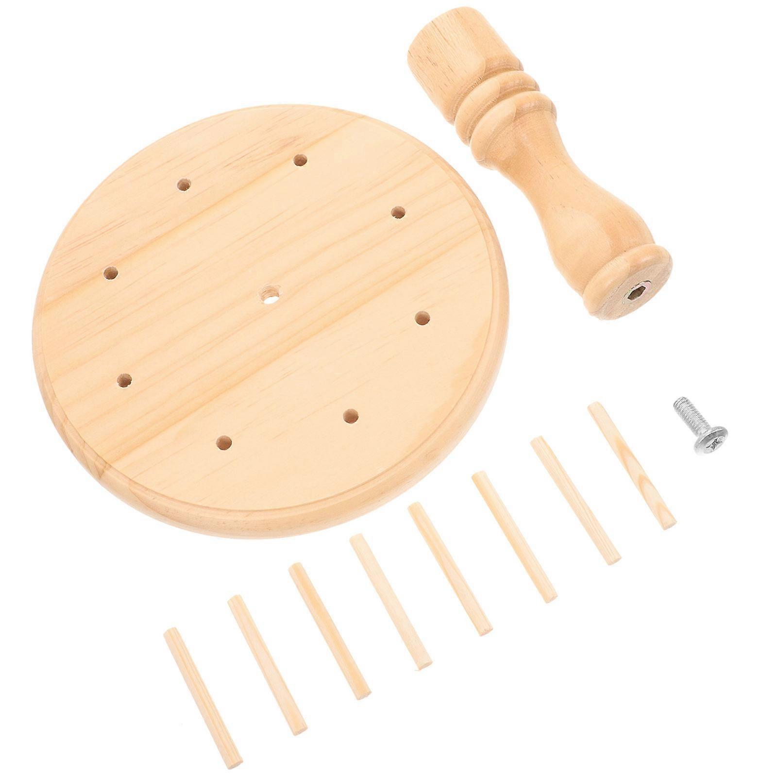 Wooden Yarn Spool Holder Storage Stand for Sewing, Quilting, and Embroidery – Prevents Thread Tangle and Improves Crafting Efficiency