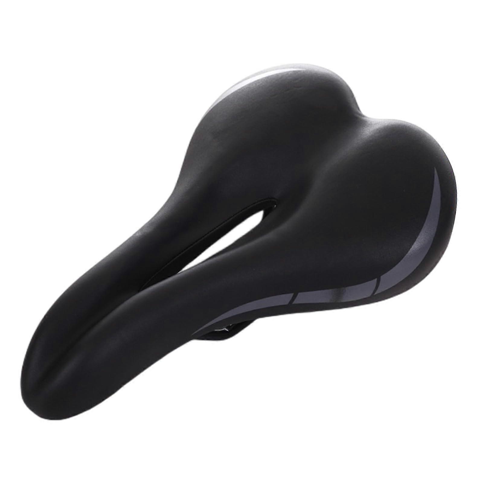 Comfortable memory foam bicycle saddles soft padded bike seats for cycling in various weather conditions 3147 black