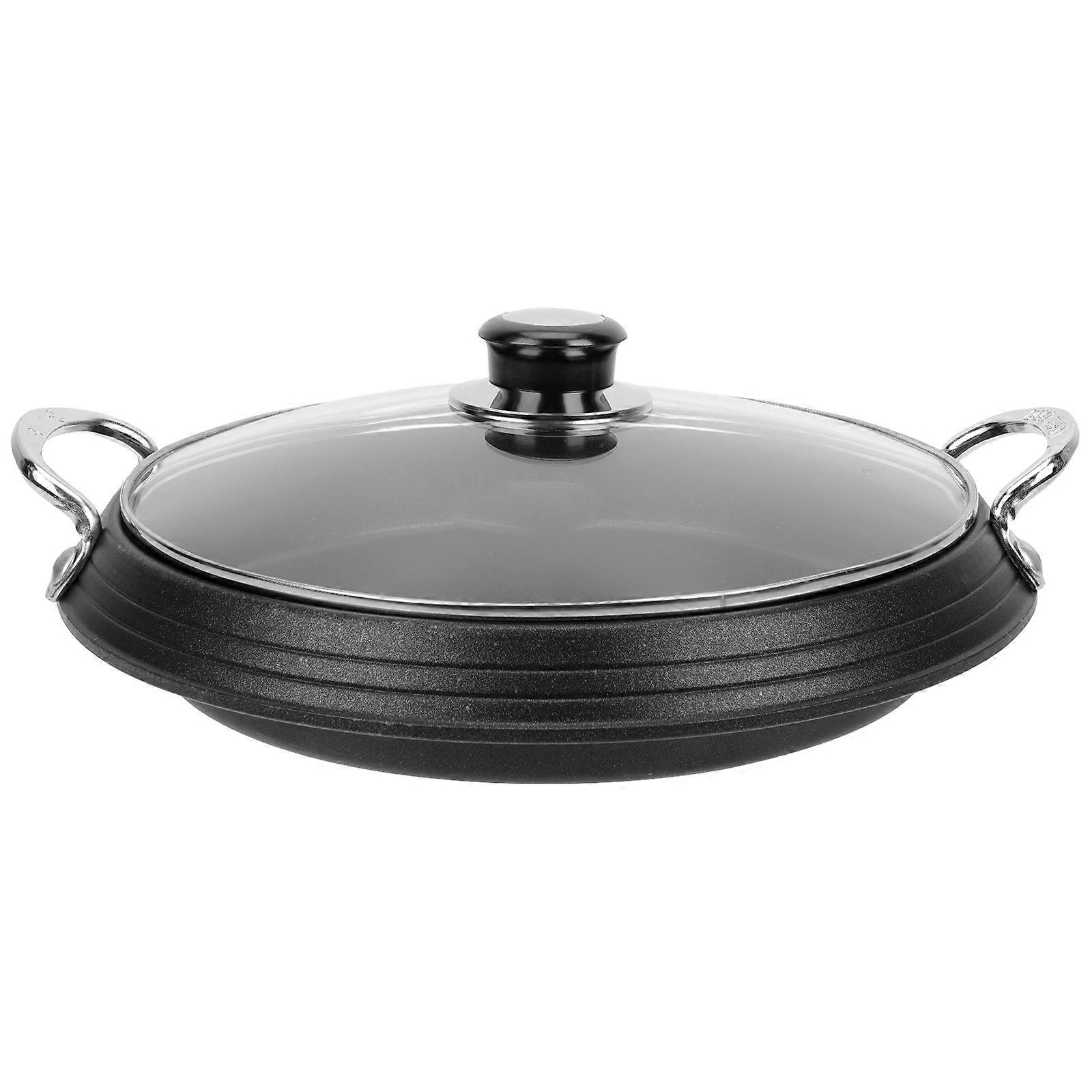 Korean Pot For Army Stew Hotpot Vegetable Tray Aluminium Alloy and Corrosion Resistant 1 Set