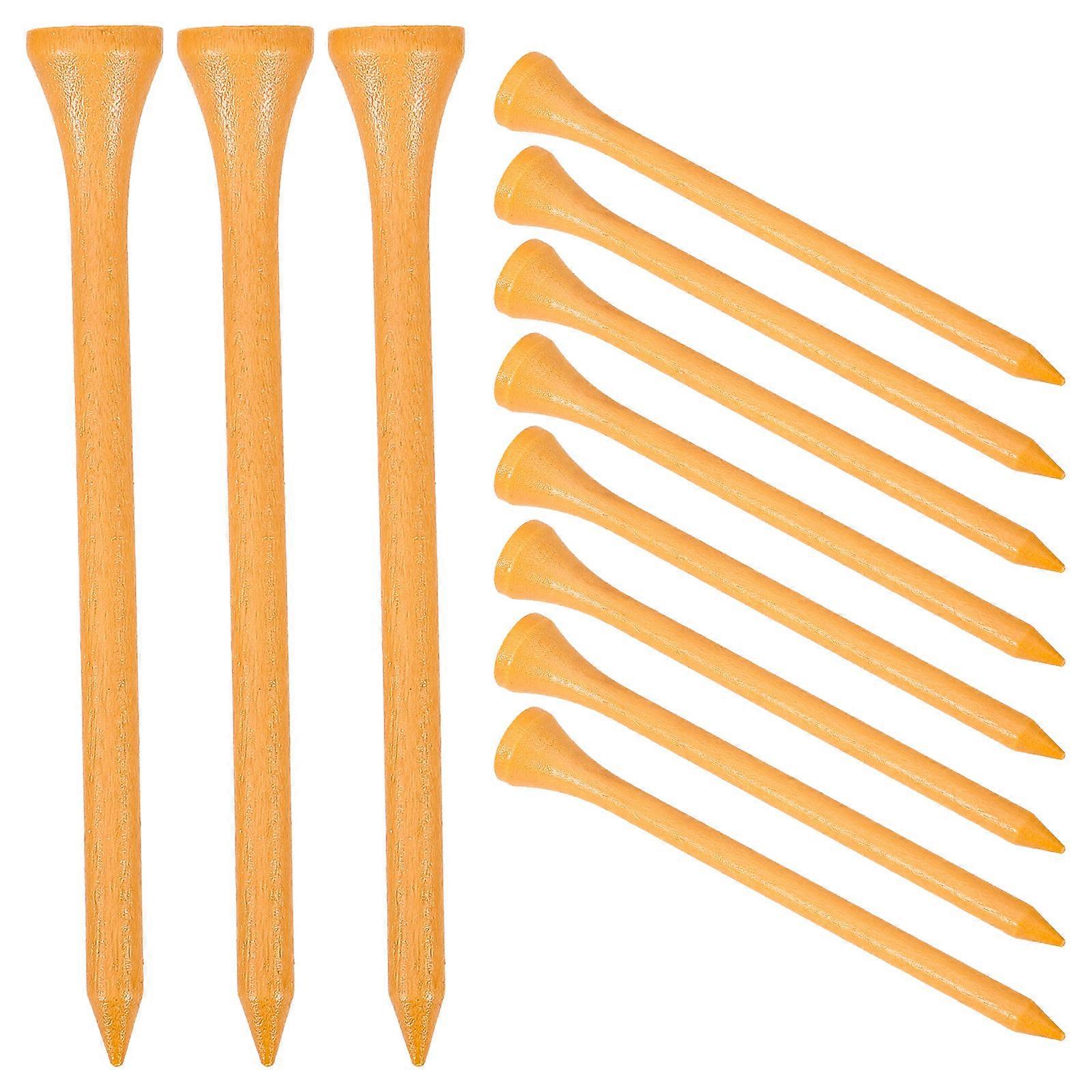 Creative Golf Tees Professional Wood Holders Durable Stable Portable Multi-Functional Outdoor Practice 20Set