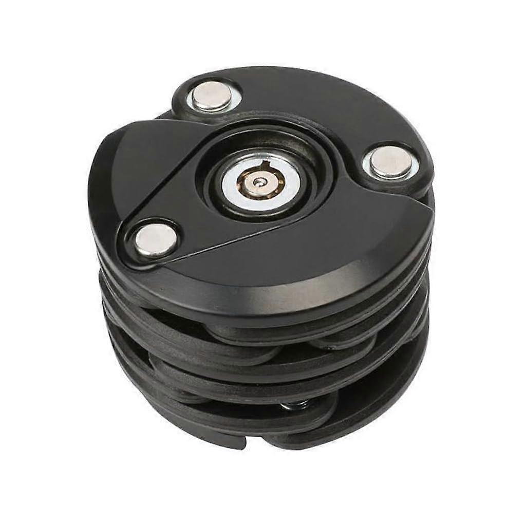 Bike Lock Folding Bicycle Lock Portable Theft Protection For Mountain Bikes 3 Key Set Kit Motorcycle Accessory