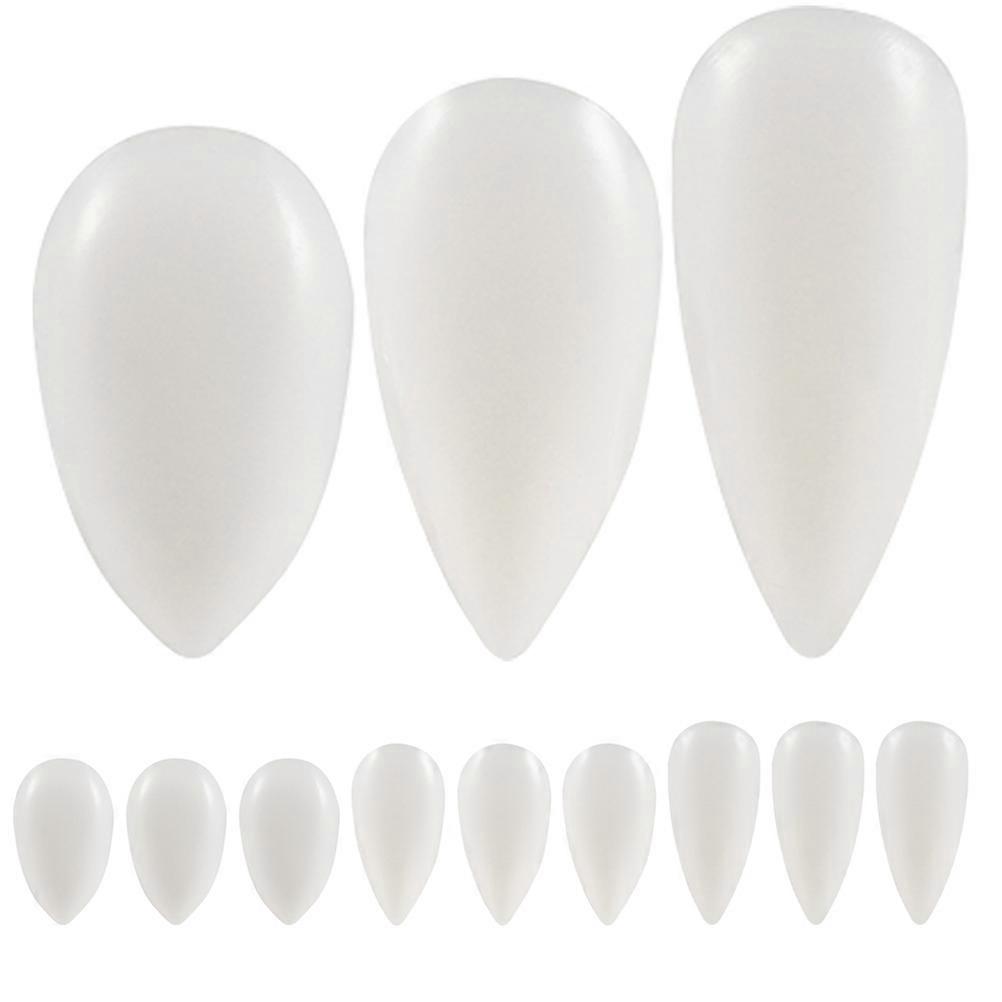 6 Pairs Halloween Fake Vampire Teeth Props for Cosplay, Stage Performance, and Themed Parties – Safe Material