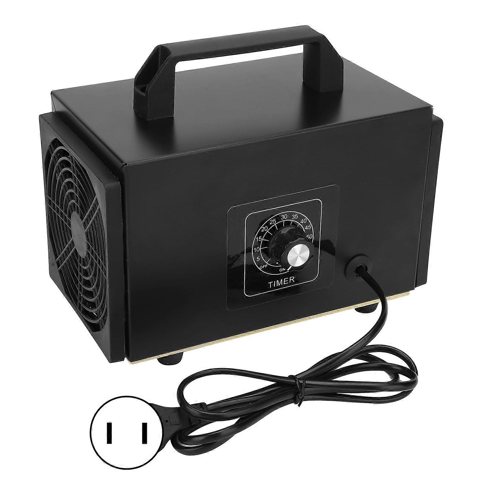 Generatore di ozono macchina purificatore d'aria portatile pulitore nero con timer accessori industrialiUS Plug 110V 15g / h