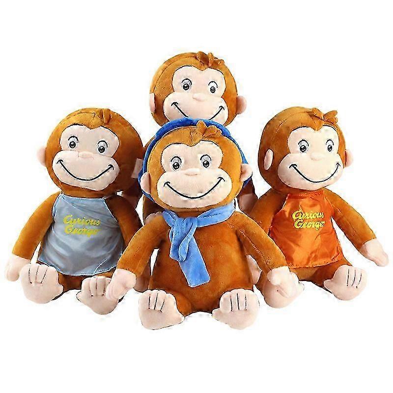 30cm Monkey George Curious Monkey cute plush toy doll