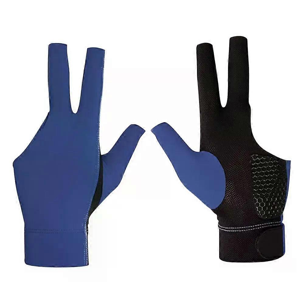 כפפות ביליארד שלוש אצבעות 3 אצבעות גברים נשים ספורט ביליארד כפפות מתכוונן בריכה רמז כפפות אביזרי ספורט עבור