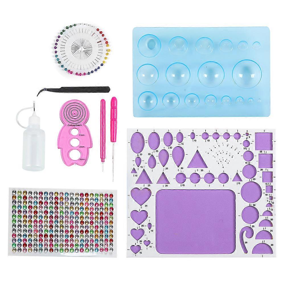 Paper Quilling Tool Set Starter DIY HandMade Art Craft 809 Tool Kit Base Material Package