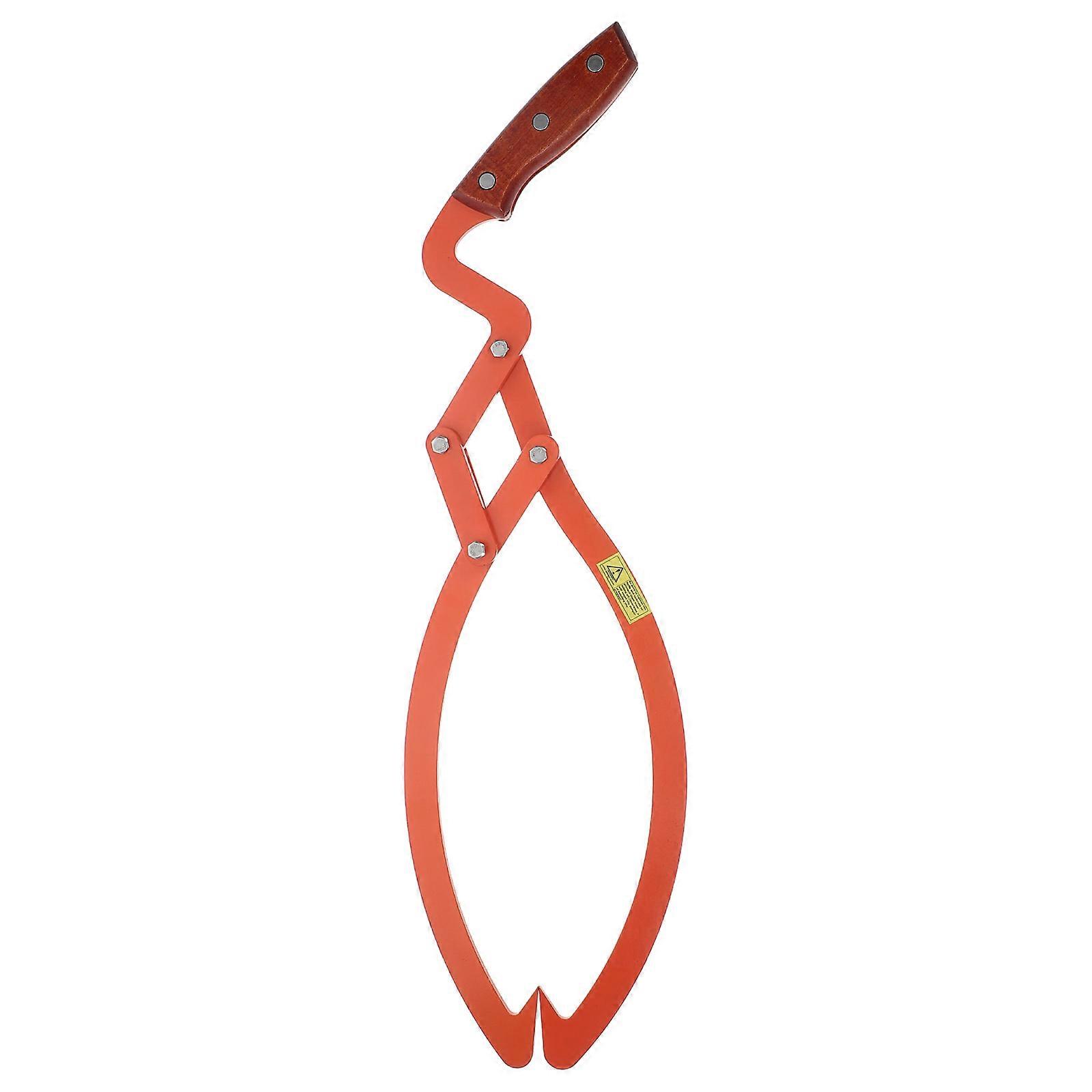 ملقط رفع السجل غير قابل للانزلاق للمحترفين في سبائك الصلب الغابات 61.20X30.20X2.50CM 1Pack