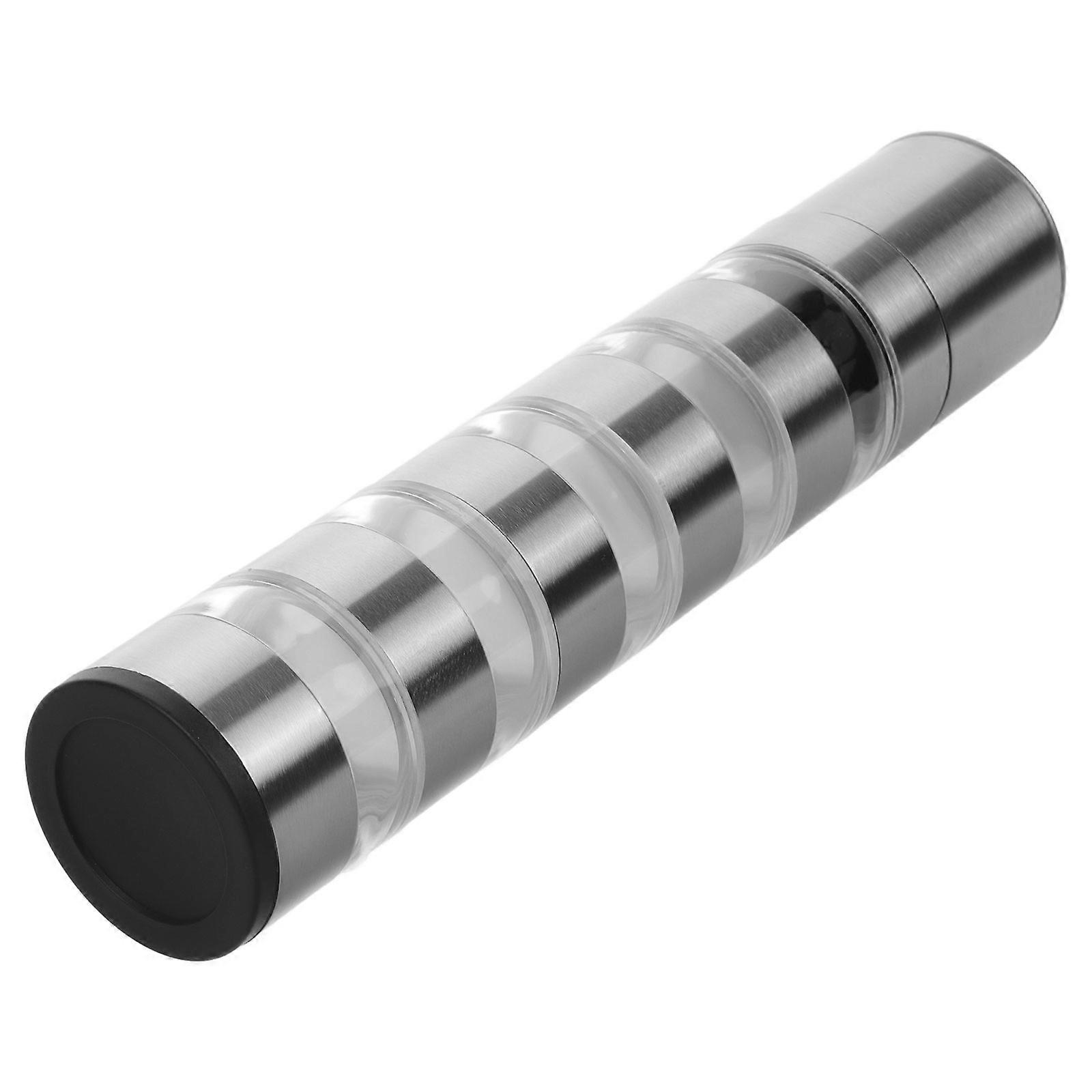 Stainless Steel Pepper Mill Shaker for Kitchen with Multilayers Grinder Set Assorted Color 5 Layers