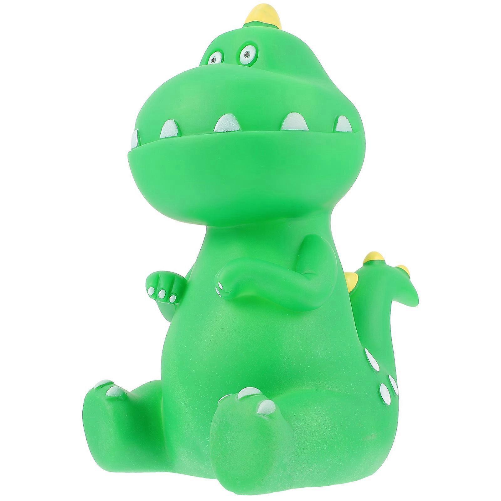Cute Large Dinosaur Piggy Bank for Kids and Adults Fun Savings Jar with Green Design, Perfect for Coins & Cash Storage, Great