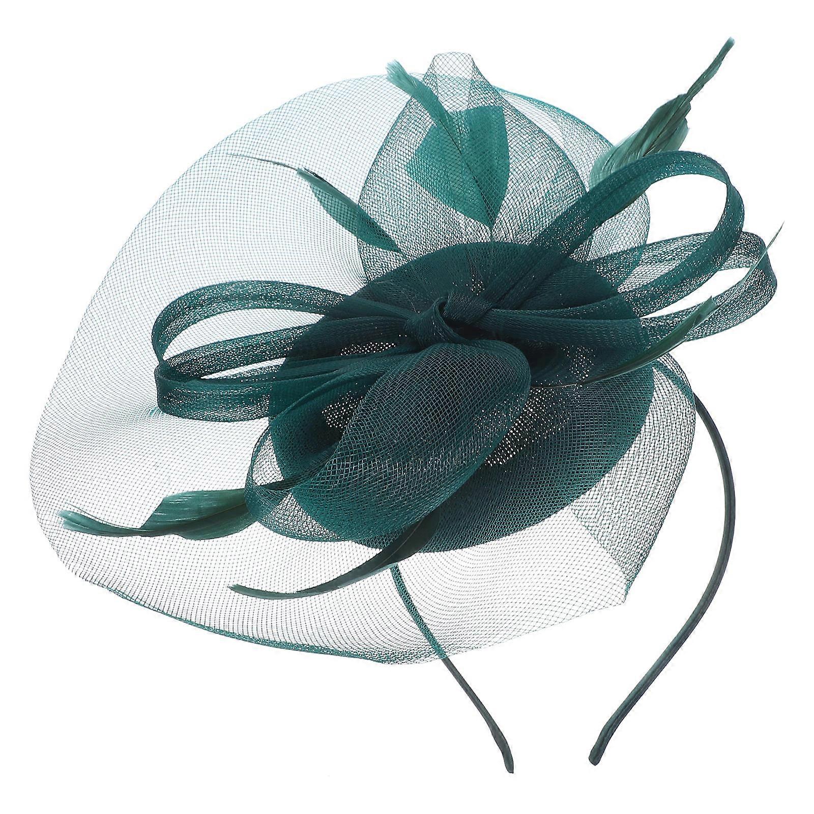 Fascynator Kapelusz Mesh Opaska na głowę dla kobiet Tea Party Hat Wedding Fascinator 1 Zestaw