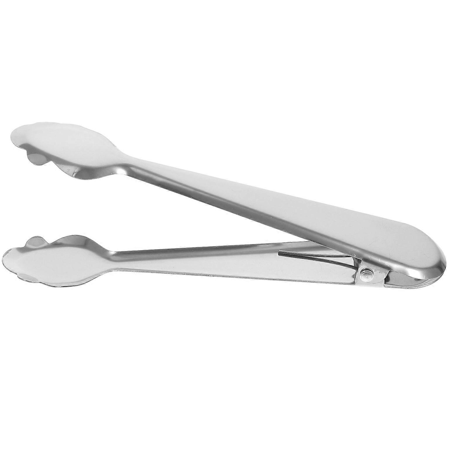 Stainless Steel Food Clip, Practical Barbecue Tongs for Steak, Fish, Outdoor Picnics, Family Gatherings, Non Deforming Design