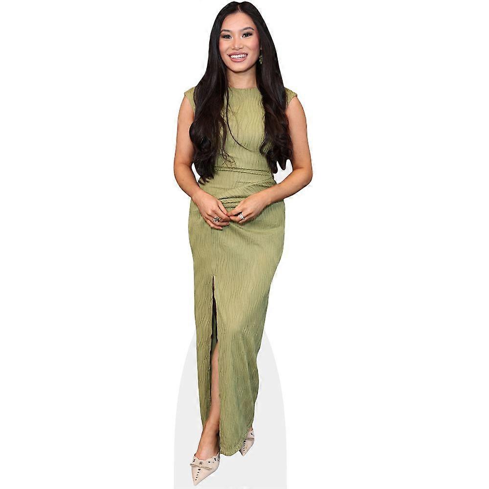 Tayla He (Green Dress) Cardboard Cutout (lifesize OR mini size). Standee. Stand Up.