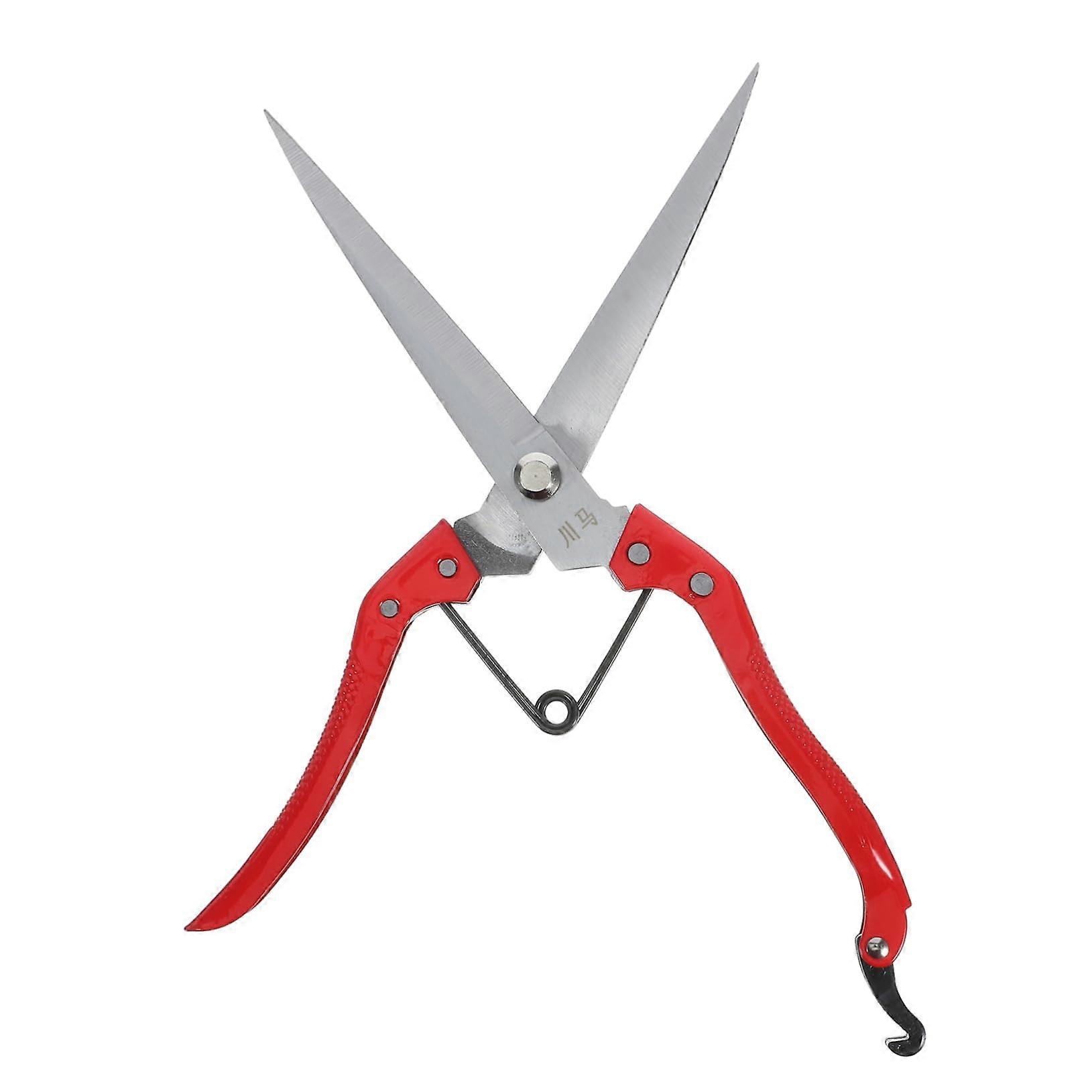 Shaving Scissors, Wool Scissors, Hair Scissors, Shaving Groom Clipper, Sheep Hairdressing Tool, Sheep Scissors, Farm Animal Cutter, Carbon Steel Red.