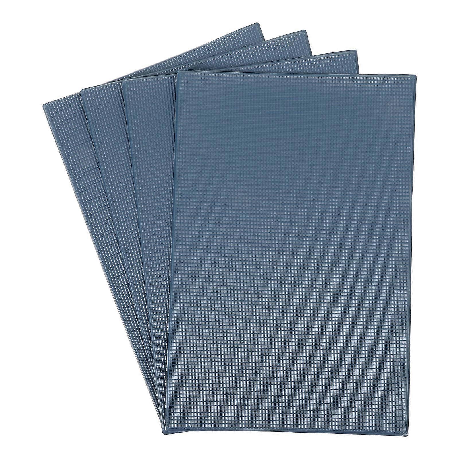 4pcs Miniature Roof Tile Realistic Scale Simulation Roof Tile for DIY Craft