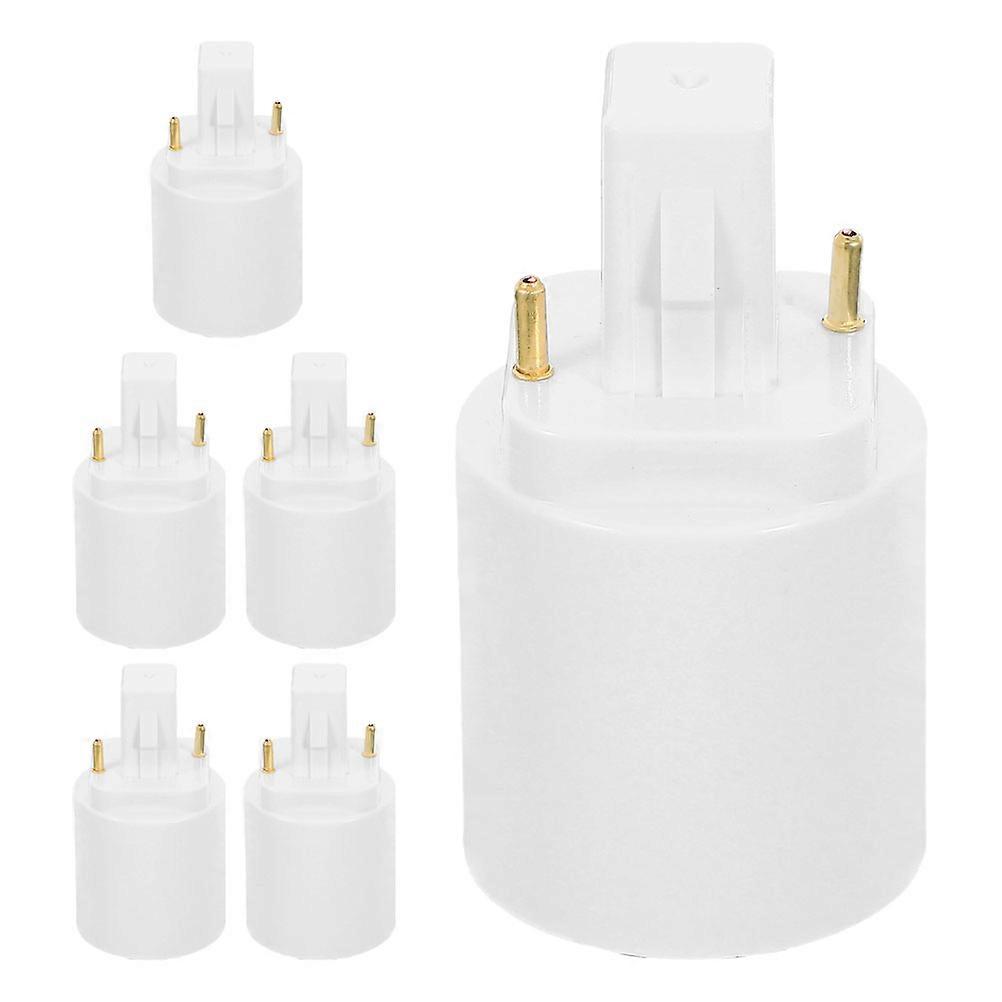 6pcs GD to Light Socket Converter Adapter, Reliable Pin Bulb Holder for Quick Conversion, Compatible with LED Bulbs, Safe and Durable Design for