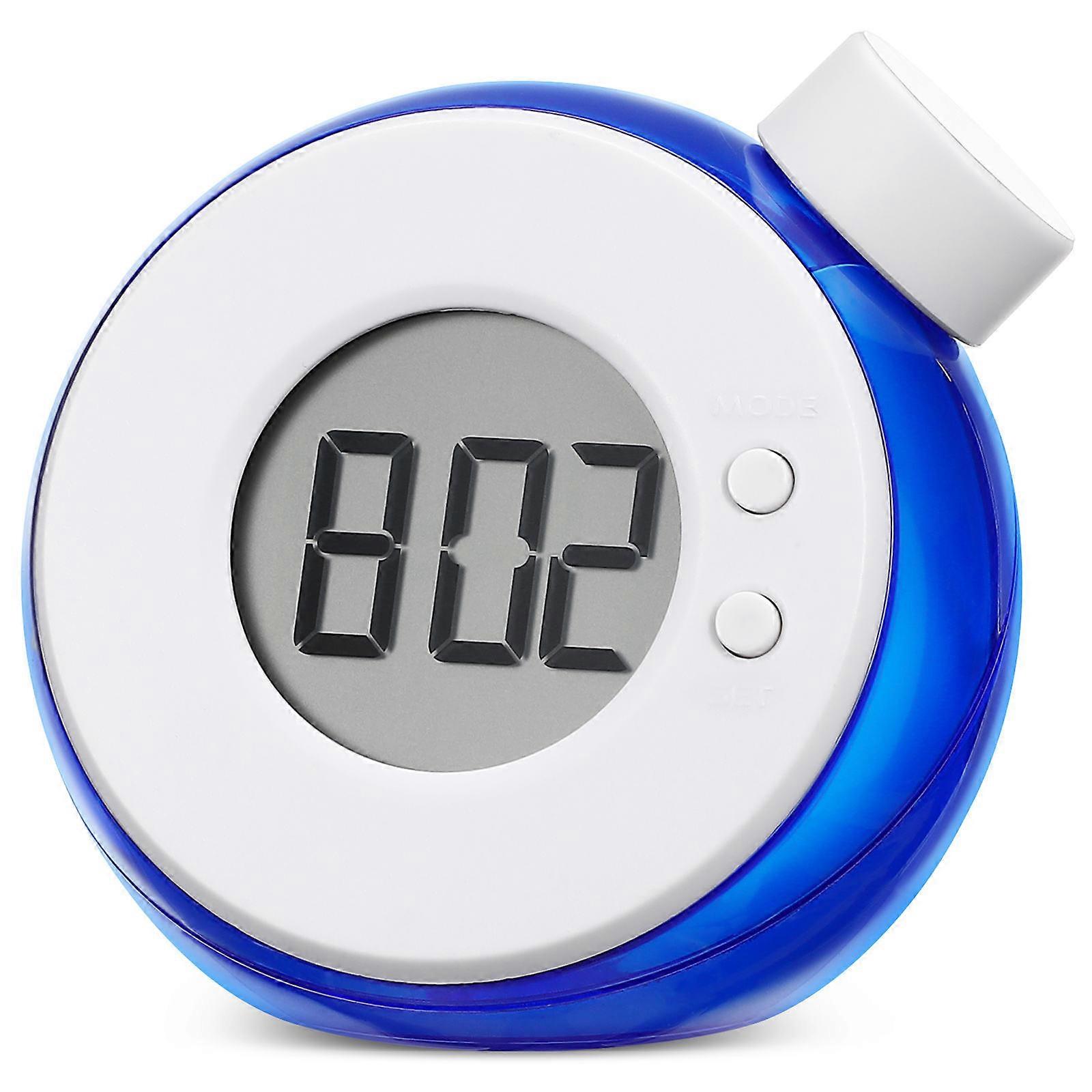 LED Water Clock Clock for Time Measurement Blue Plastic 8.5x6.5 inches