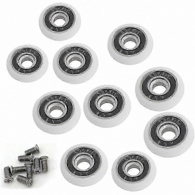 8-Pack Replacement Wheels for 19mm Shower Door Rollers
