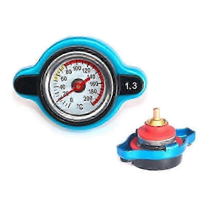 High Pressure Radiator Cap with Temperature Gauge for Various Applications, Suitable for 0.9/1.1/1.3 Bar Radiator Systems