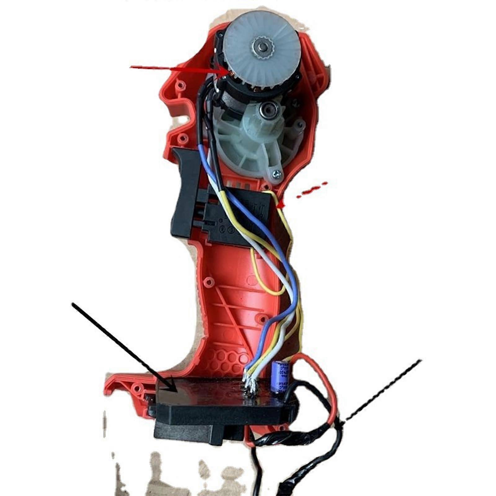 21V 28000 RPM DC Motor 14 Teeth and Performance Gearbox for Electric Power Tools Brush Motor Ref: 6406