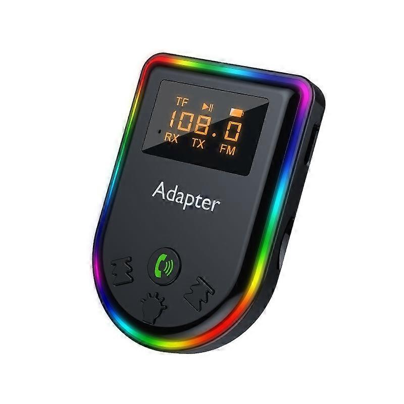 Q7 LED Digital Display Car Bluetooth Receiver Audio Adapter