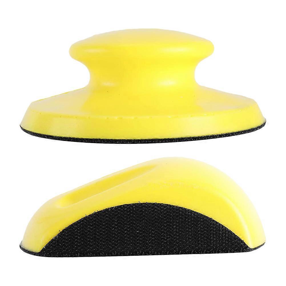 2pcs Manual Polishing Disk Hand Sanding Block Buffing Pad for Wood Furniture Restoration