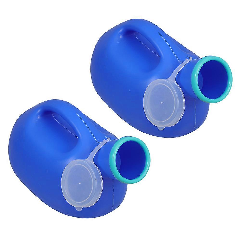 Portable Urinal Bottle for Men – 2 Pack, Spill Proof, Odor Sealing Lid, Easy to Clean, Durable Design for Camping, Travel & Elderly Use