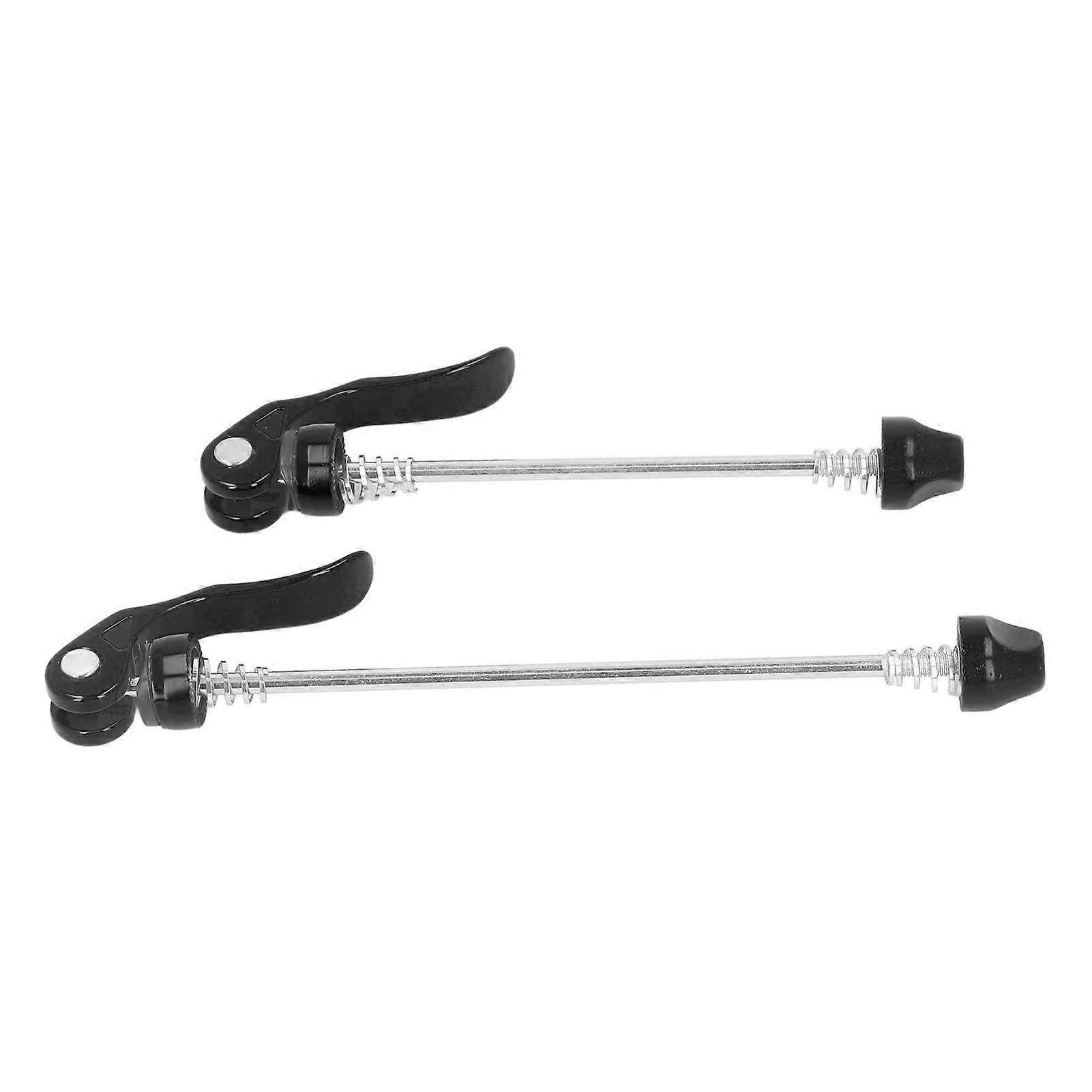 Bike QuickRelease Skewers for Road and Mountain Bikes – Stylish Skewers for Performance (Black)