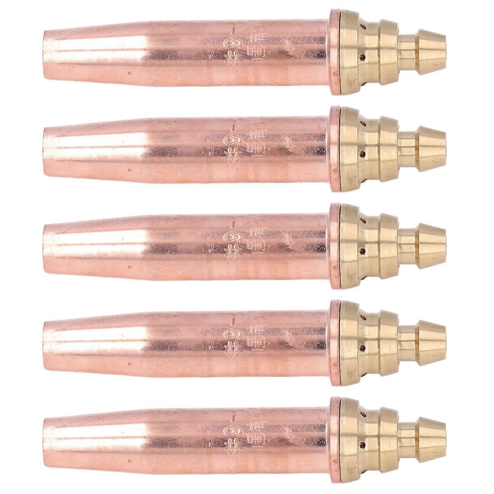5PCS Cutting Tips Split Isobaric Propane Gas Welding Nozzles Machine Torch ConsumablesG03-6#