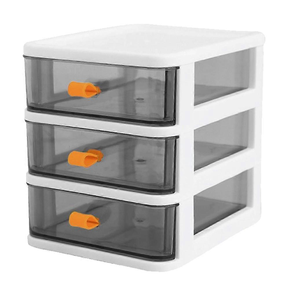 Compact Transparent Storage Box for Office & Home , See Through Container for Makeup, Office Supplies, and Small Household Items